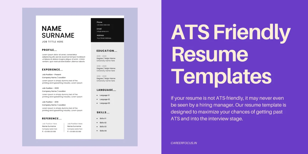 ATS Friendly Resume Templates